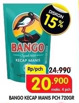 Promo Harga Bango Kecap Manis 550 ml - Superindo