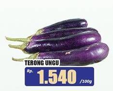 Promo Harga Terong Ungu per 100 gr - Hari Hari