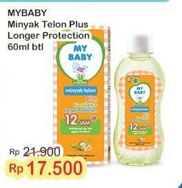 Promo Harga My Baby Minyak Telon Plus Longer Protection 60 ml - Indomaret