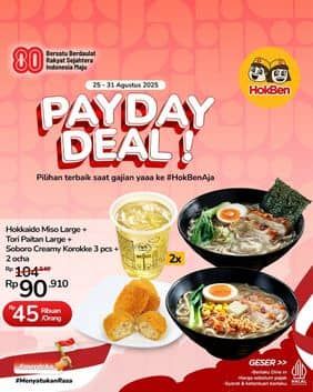 Promo Harga Payday Deal  - HokBen