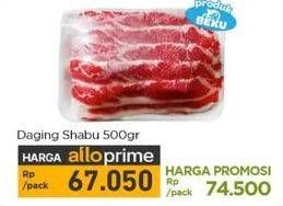 Promo Harga Sapi Shabu-shabu per 500 gr - Carrefour