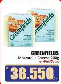 Promo Harga Greenfields Cheese Mozzarella 200 gr - Hari Hari