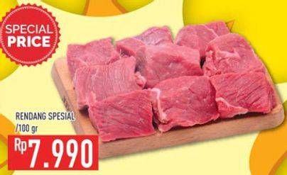 Promo Harga Daging Rendang Sapi per 100 gr - Hypermart