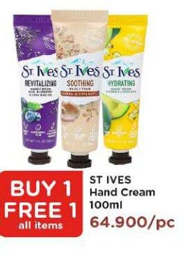 Promo Harga ST IVES Hand Cream 30 ml - Watsons