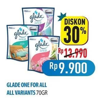 Promo Harga Glade One For All All Variants 70 gr - Hypermart