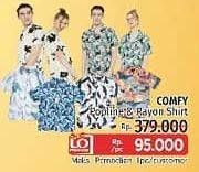 Promo Harga COMFY Popline Tunic/Rayon Shirt  - LotteMart