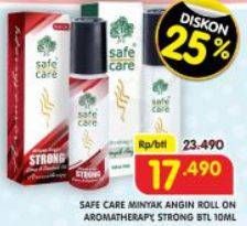 Promo Harga Safe Care Minyak Angin Aroma Therapy Strong 10 ml - Superindo