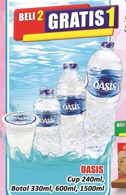 Promo Harga Oasis Air Mineral Cup/Botol  - Hari Hari