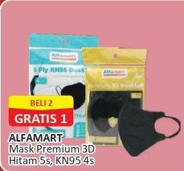 Promo Harga Alfamart Masker Duckbill 3D, Premium KN95 4 pcs - Alfamart