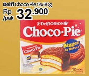 Promo Harga DELFI Orion Choco Pie per 12 pcs 30 gr - Carrefour