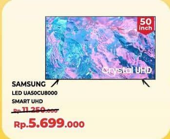 Promo Harga Samsung LED TV 50" UA50CU8000K UHD Smart  - Yogya