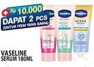 Promo Harga Vaseline Hijab Bright Body Serum 180 ml - Hypermart
