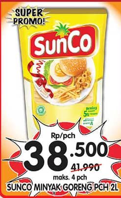 Promo Harga Sunco Minyak Goreng 2000 ml - Superindo