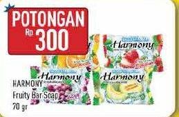 Promo Harga HARMONY Sabun Batang Wangi Fruity 70 gr - Hypermart