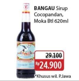 Promo Harga Cap Bangau Syrup Cocopandan, Moka 620 ml - Alfamidi