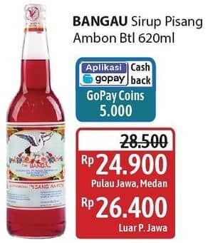 Promo Harga Cap Bangau Syrup Pisang Ambon 620 ml - Alfamidi