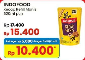 Promo Harga Indofood Kecap Manis 520 ml - Indomaret