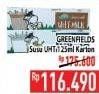 Promo Harga GREENFIELDS UHT Choco Malt, Full Cream per 40 pcs 125 ml - Hypermart