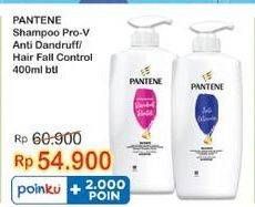 Promo Harga PANTENE Shampoo Anti Dandruff, Hair Fall Control 400 ml - Indomaret