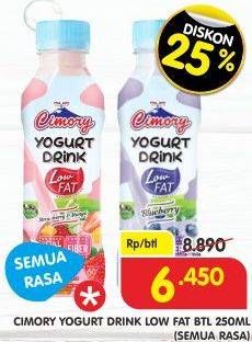 Promo Harga CIMORY Yogurt Drink Low Fat All Variants 250 ml - Superindo