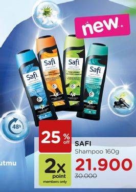 Promo Harga SAFI Shampoo 160 gr - Watsons