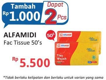 Promo Harga Alfamidi Facial Tissue 50 sheet - Alfamidi