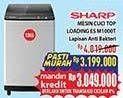 Promo Harga SHARP Mesin Cuci 1 Tabung ES-M1000T  - Hypermart