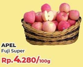 Promo Harga Apel Fuji Super per 100 gr - Yogya