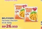 Promo Harga Belfoods Nugget Chicken Nugget Stick 500 gr - Yogya
