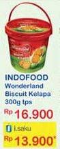 Promo Harga WONDERLAND Biscuit Kelapa 300 gr - Indomaret
