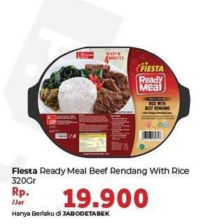 Promo Harga FIESTA Ready Meal Rice Beef Rendang 320 gr - Carrefour