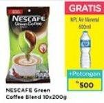 Promo Harga Nescafe Green Blend per 10 sachet 200 gr - Alfamart