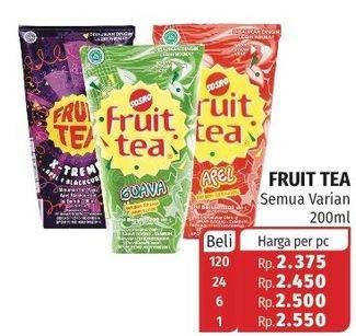 Promo Harga SOSRO Fruit Tea All Variants 200 ml - Lotte Grosir