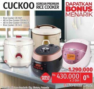 Promo Harga CUCKOO CR1021 | Rice Cooker  - LotteMart