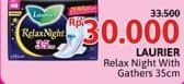 Promo Harga Laurier Relax Night 35cm 18 pcs - Alfamidi