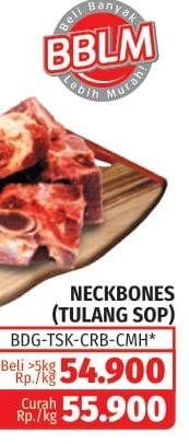 Promo Harga Neck Bones  - Lotte Grosir