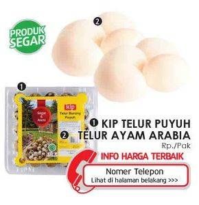 Promo Harga KIP Telur Burung Puyuh  - LotteMart