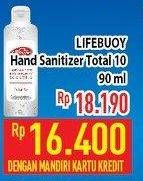 Promo Harga LIFEBUOY Hand Sanitizer Total 10 90 ml - Hypermart