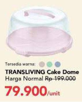 Promo Harga TRANSLIVING Cake Stand  - Carrefour