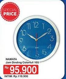 Promo Harga NAMATA Wall Clock 105  - Hypermart