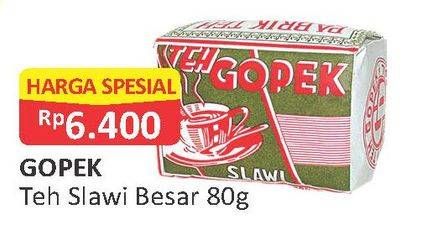 Promo Harga Gopek Teh Slawi 80 gr - Alfamart