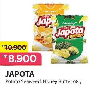 Promo Harga JAPOTA Potato Chips Seaweed, Happy Honey Butter 68 gr - Alfamart