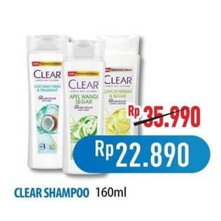 Promo Harga Clear Shampoo 160 ml - Hypermart