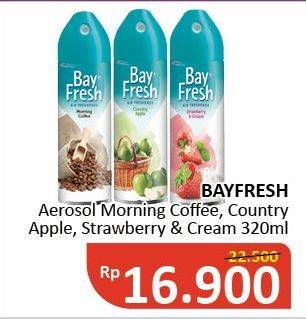 Promo Harga BAYFRESH Air Freshener Morning Coffee, Country Apple, Strawberry Cream 320 ml - Alfamidi