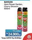 Promo Harga BAYGON Insektisida Spray Flower Garden, Cherry Blossom 600 ml - Alfamidi