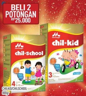 Promo Harga MORINAGA Chil Kid & Chil School per 2 kaleng 800 gr - Hypermart