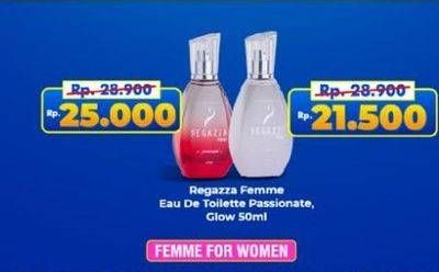 Promo Harga Regazza Eau De Toilette Red Passionate 50 ml - Alfamart
