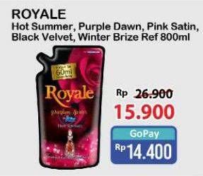 Promo Harga So Klin Royale Parfum Collection Hot Summer, Purple Dawn, Pink Satin, Black Velvet, Winter Breeze 800 ml - Alfamart
