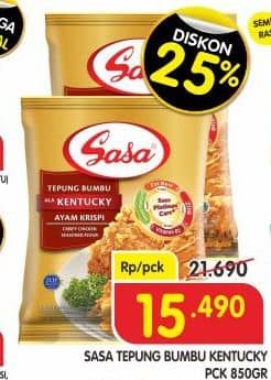 Promo Harga Sasa Tepung Bumbu Ala Kentucky Ayam Krispi 850 gr - Superindo