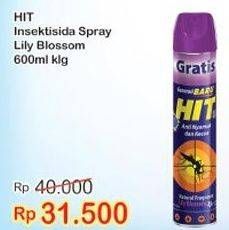 Promo Harga HIT Aerosol Lily Blossom 600 ml - Indomaret